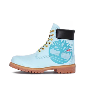 Timberland Supreme 6 Inch Waterproof Boots 'Blue with Logo'