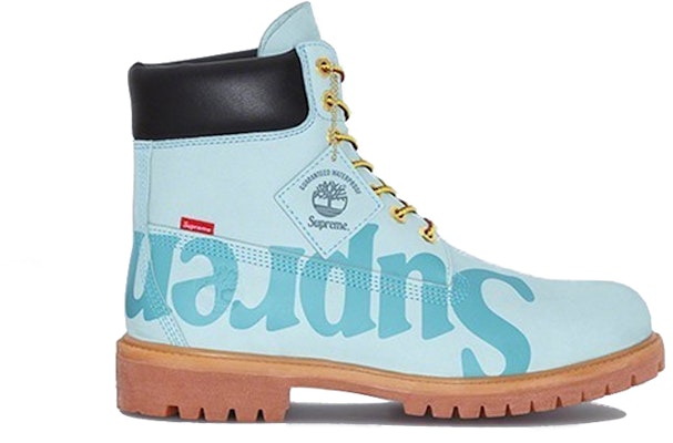 添柏岚 x Supreme 6英寸防水靴 '蓝色印花款' A2MTD Order 添柏岚 x Supreme 6英寸防水靴 '蓝色印花款' A2MTD