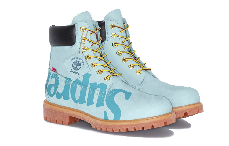 Lookbook 添柏岚 x Supreme 6英寸防水靴 '蓝色印花款' A2MTD