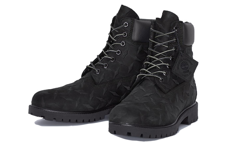 Timberland Supreme Heritage Lace Up 6 Inch Boots 'Black Nubuck' 圖 3