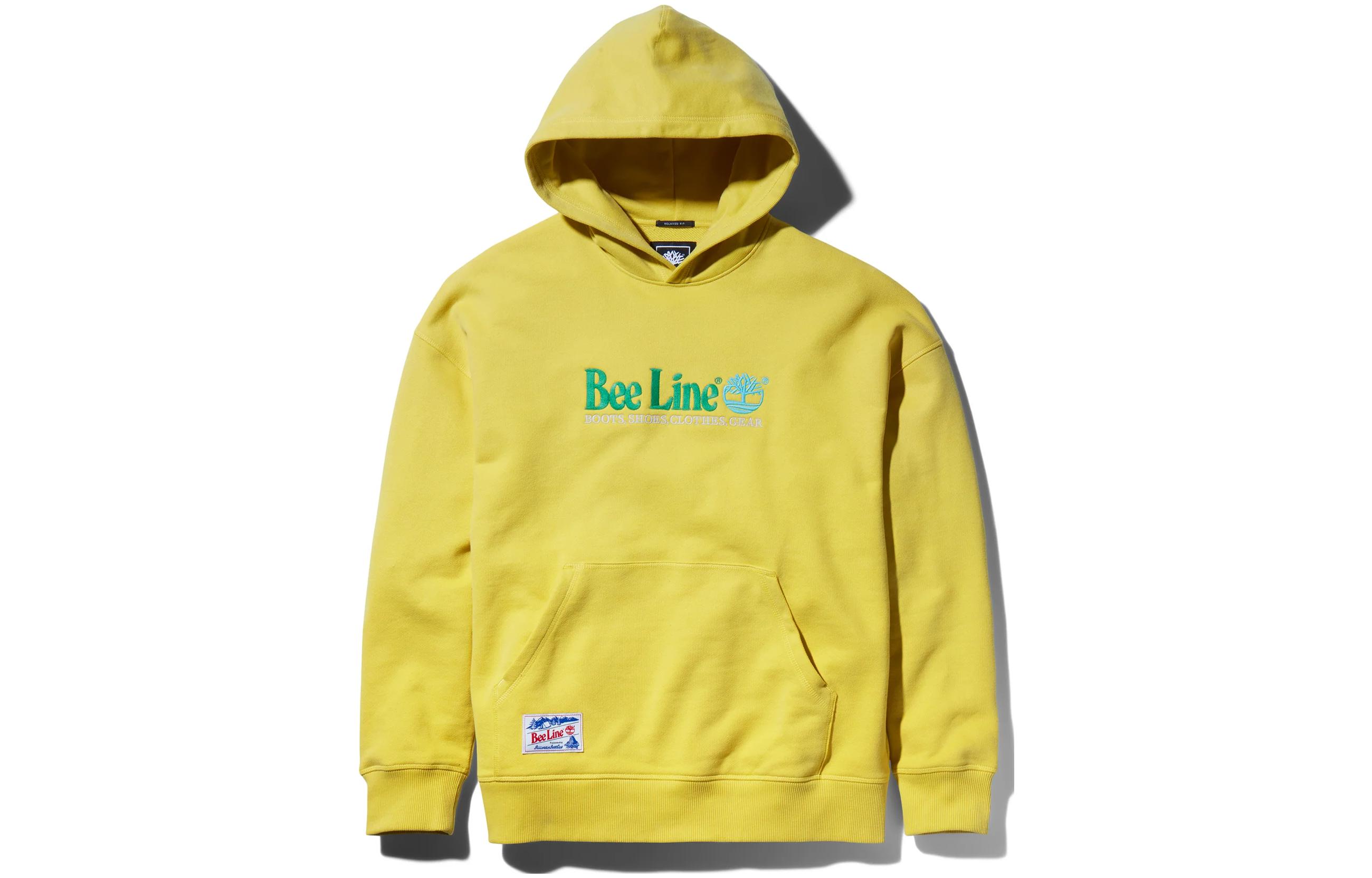 Timberland Yellow Embroidered Logo Hoodie TB0A2FRV333