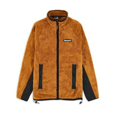 Timberland Yellow Fleece Logo Zip-Up Comfort Jacket TB0A6JJ1-P47