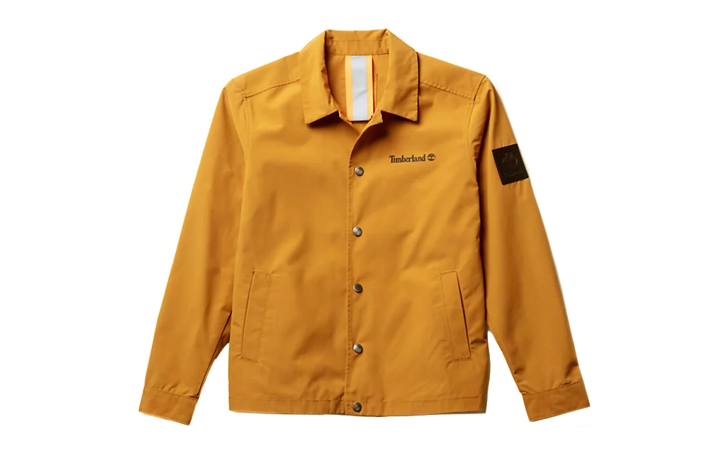 Timberland Yellow Polo Collar Jacket with Chest Logo A21E9-210