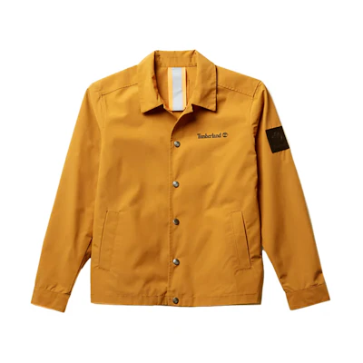 Timberland Yellow Polo Collar Jacket with Chest Logo A21E9-210