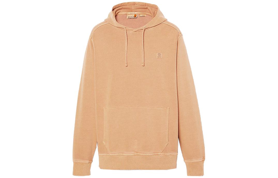 Timberland Yellow Solid Logo Hoodie Pullover A5U9K-P47