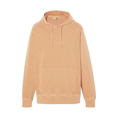 Timberland Yellow Solid Logo Hoodie Pullover A5U9K-P47