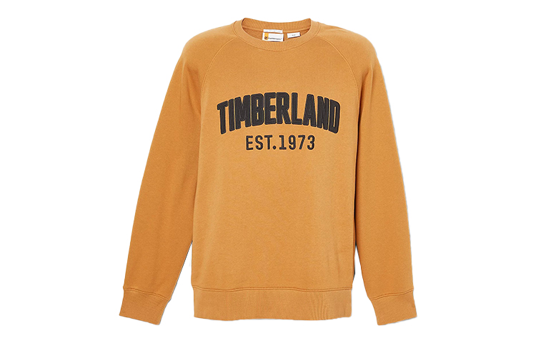 Timberland Yellow Sweatshirt with Alphanumeric Embroidery Crewneck A669D-P47