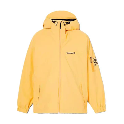 Timberland Yellow Waterproof Jacket with TimberDry™ Tech and Logo Print A6KFQ-723