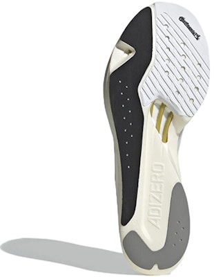 Tinman Elite x adidas Adizero Takumi Sen 8 'White Gold Metallic' GW1380 Details for Tinman Elite x adidas Adizero Takumi Sen 8 'White Gold Metallic' GW1380