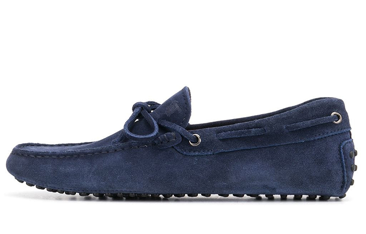 Buy Loafer Kulit Suede Kasual TOD'S 'Biru' XXM0GW05470RE0U820