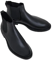 Lookbook 토즈 슬릭 블랙 레더 첼시 부츠 (Tod's Sleek Black Leather Chelsea Boots - shortened) XXM62C00P20OLWB999