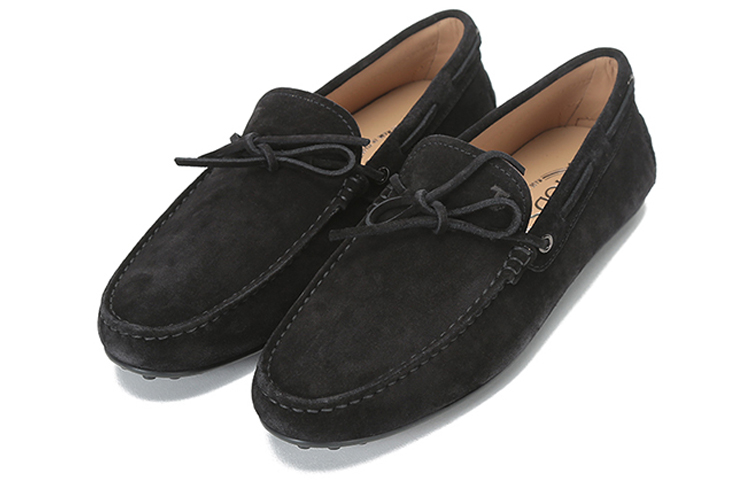 Lookbook TOD'S City Gommino 'Hitam Suede' XXM42C00050RE0B999