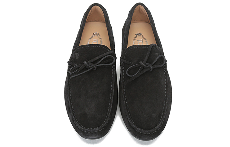 Shop TOD'S City Gommino 'Hitam Suede' XXM42C00050RE0B999