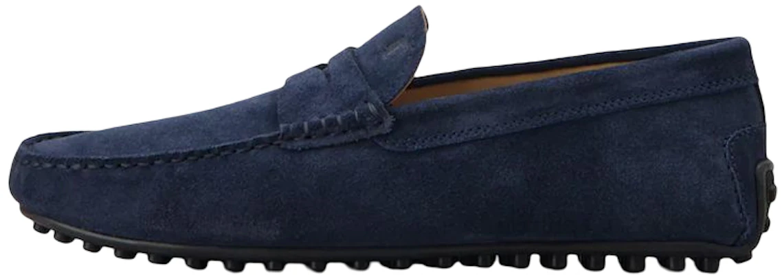 TOD'S 城市豆豆鞋 绒面革套穿樂福鞋 藍色 Buy TOD'S 城市豆豆鞋 绒面革套穿樂福鞋 藍色