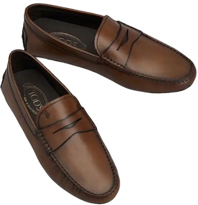 TOD'S City Gommino 'Brown Emblem Leather Loafer' XXM42C00640D9CS801 Lookbook TOD'S City Gommino 'Brown Emblem Leather Loafer' XXM42C00640D9CS801