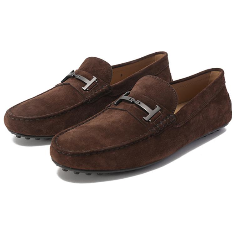 Shop TOD''S City Gommino ''Suède Marron'' XXM42C0HG70RE0S611