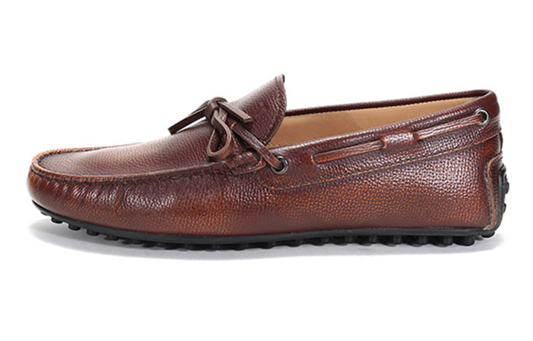 TOD'S City Gommino Leather Loafers 'Brown'