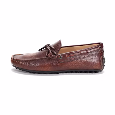TOD'S City Gommino Leather Loafers 'Brown'