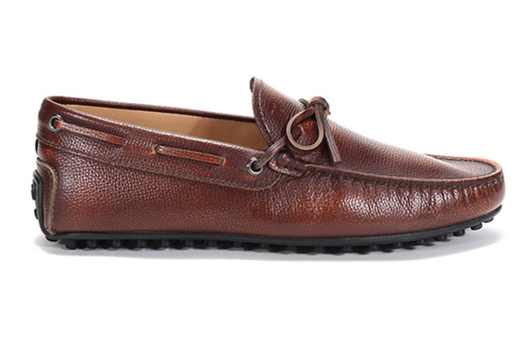 TOD'S City Gommino Leather Loafers 'Brown' 圖 2