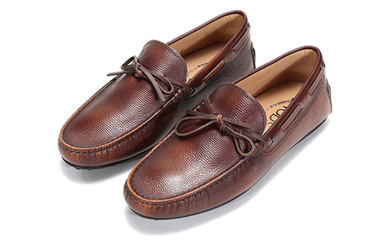 TOD'S City Gommino Leather Loafers 'Brown' 圖 3