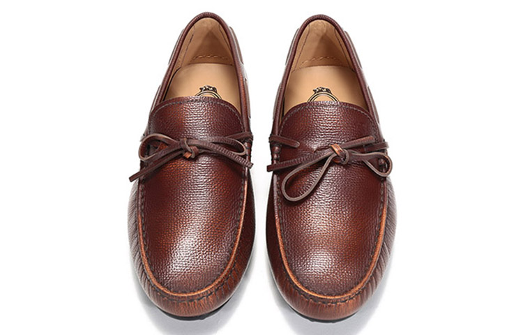 TOD'S City Gommino Leather Loafers 'Brown' 圖 4