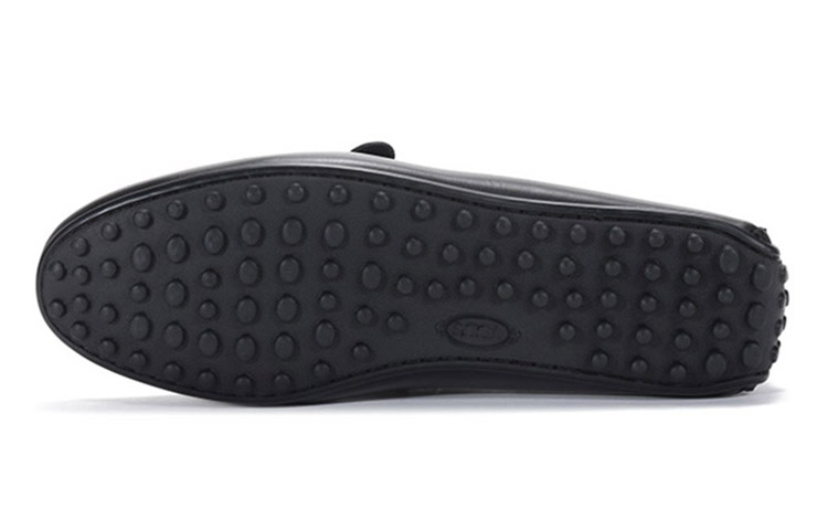 TOD'S City Gommino Loafer 'Black Leather with Metal Buckle' 圖 6