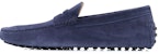 Kasut Pandu TOD'S City Grommino 'Tekstur Biru' XXM64C00640RE0U820
