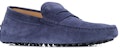 Kasut Pandu TOD'S City Grommino 'Tekstur Biru' XXM64C00640RE0U820
