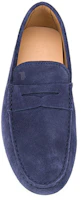 Shop TOD'S 城市型 Grommino 駕駛 紋理樂福鞋 藍色