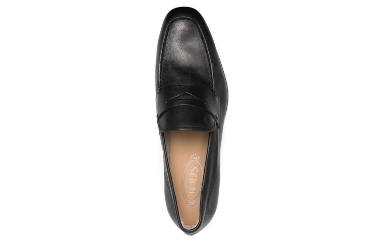 TOD'S Classic Loafer 'Logo Embossed Black' 圖 4