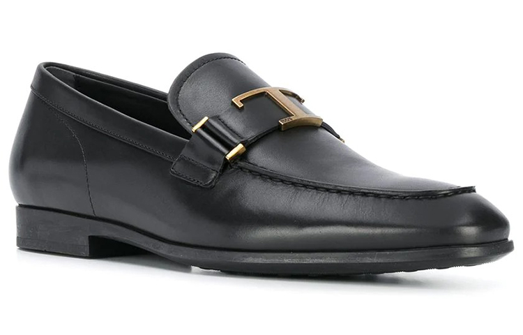TOD'S Classic T-Logo Loafer 'Black' 圖 2
