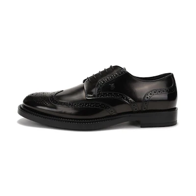 TOD'S Derby 'Black Leather'