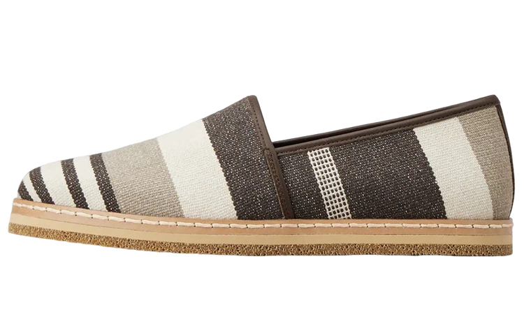 TOD'S Fabric Cotton Blend 'Striped Brown Fisherman'