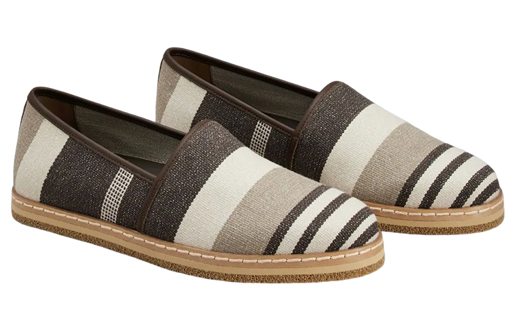 TOD'S Fabric Cotton Blend 'Striped Brown Fisherman' 圖 2