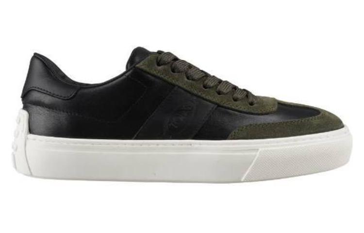 TOD'S Fashion Round-Toe Low-Top Sneakers 'Black' 圖 3