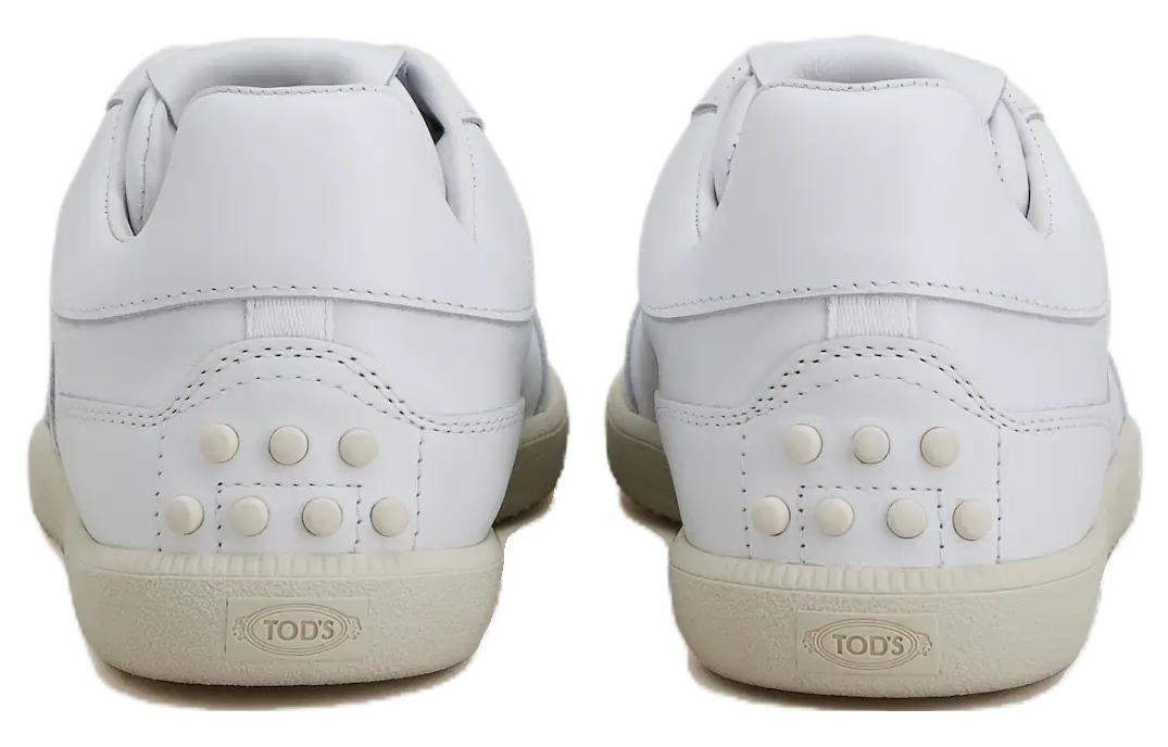 Shop TOD'S 托德斯 時尚運動 低幫 板鞋 男款 白色