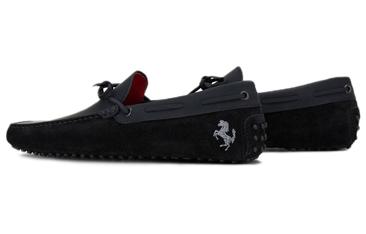 Lookbook TOD'S for Ferrari Gommino 'Black Suede' XRM0GW0K510M4IB999