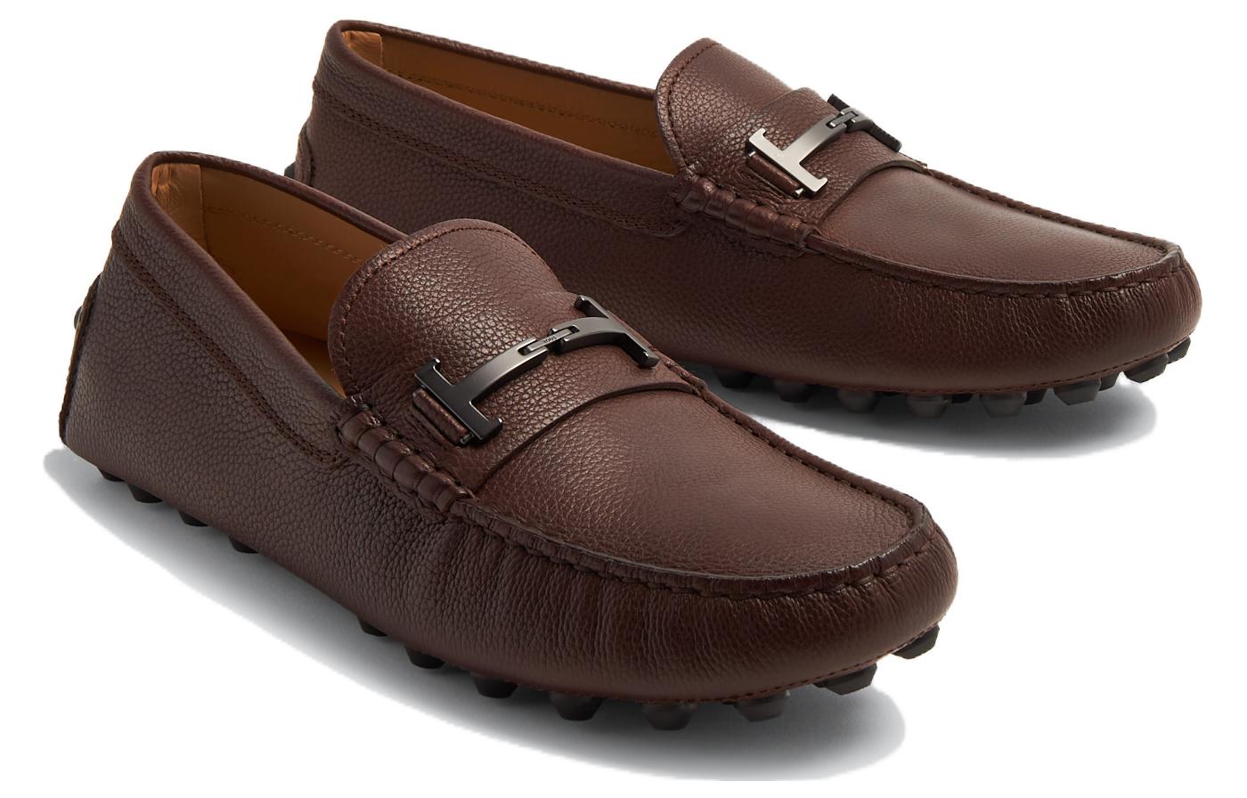 Details for TOD'S托德斯 圓頭套穿 豆豆鞋 男款 棕色