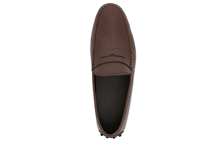 TOD'S Gommino Loafer 'Almond Toe Pebbled Brown' 圖 4