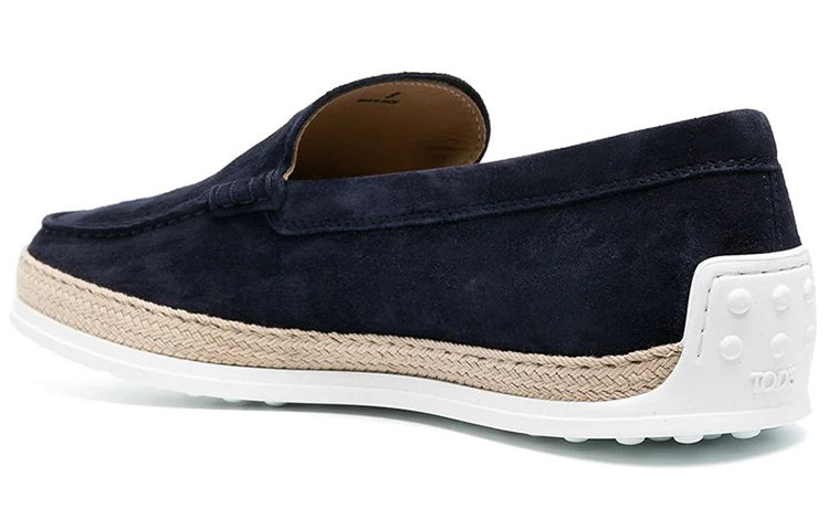 TOD'S Gommino Loafer 'Blue Velvet' 圖 3