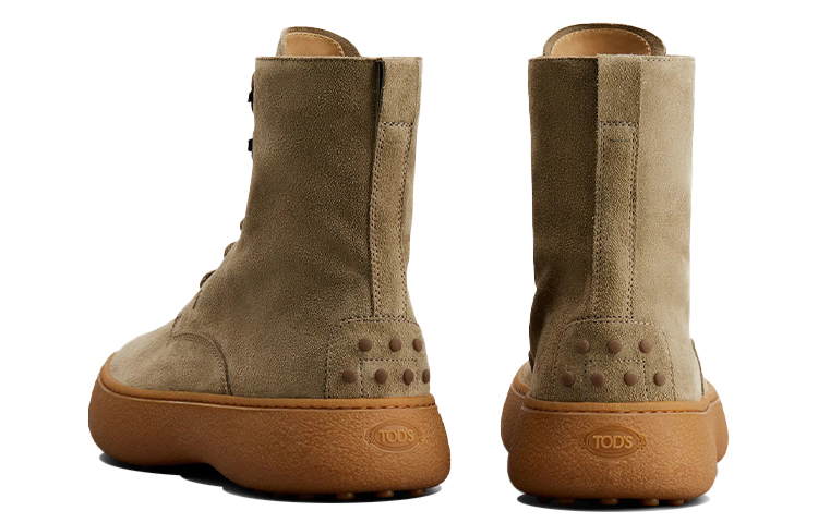 Lookbook Botas Altas de Cuero TOD'S Desert 'Beige' XXM09J0FG00RE0C405