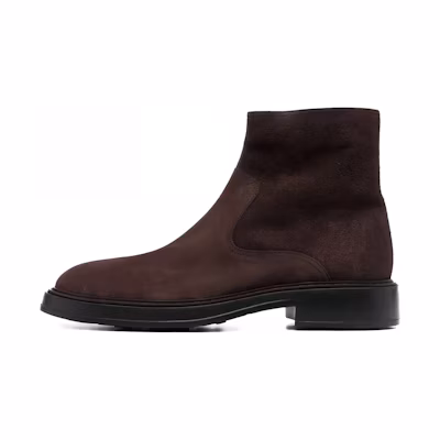 TOD'S Leather Ankle Boot 'Dark Brown'