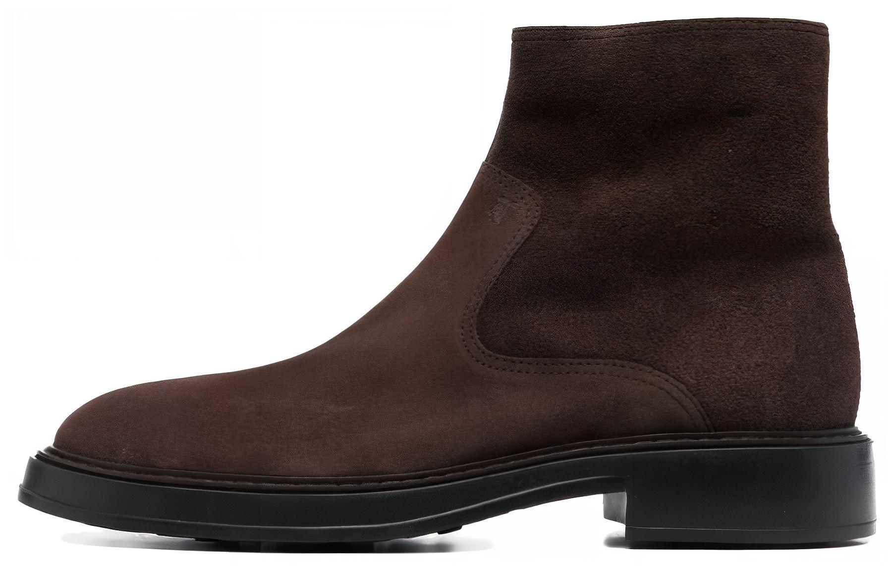 TOD'S Leather Ankle Boot 'Dark Brown' XXM61K0HM10RE0S800