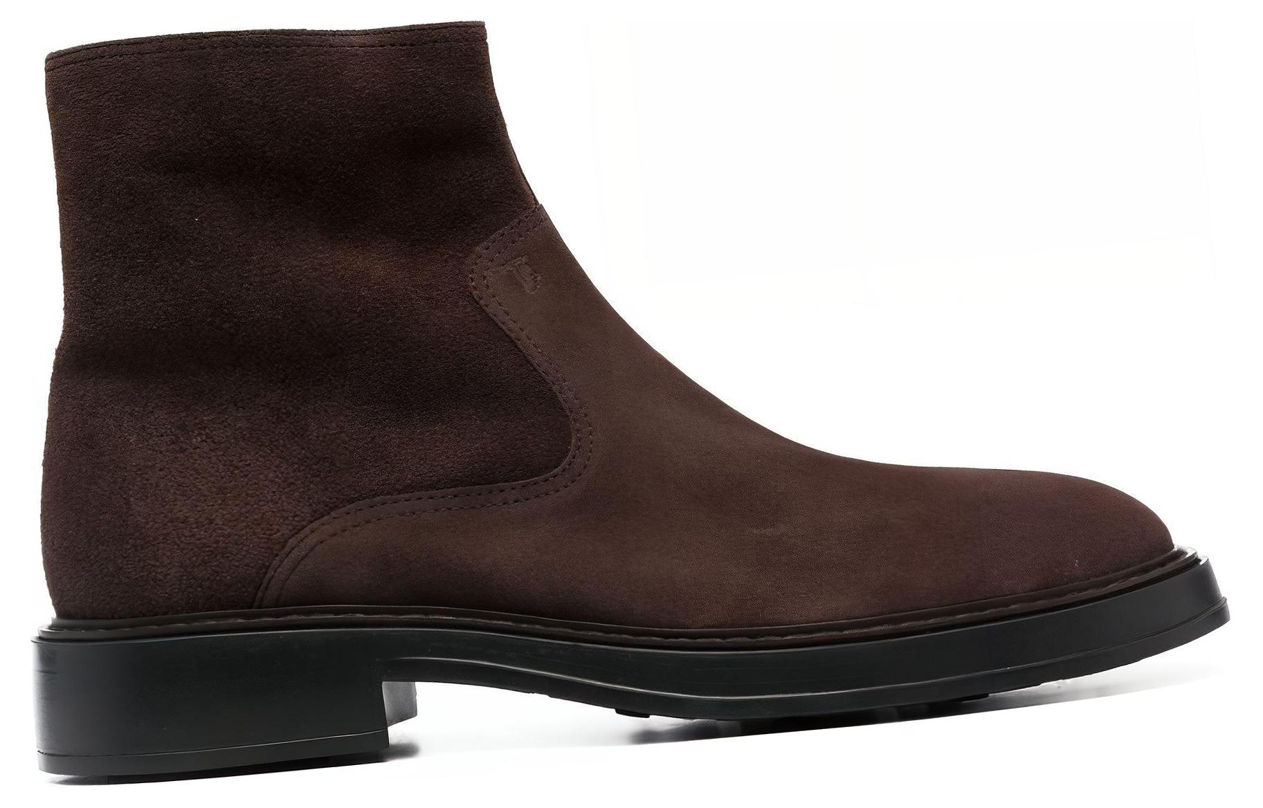 Order TOD'S Leather Ankle Boot 'Dark Brown' XXM61K0HM10RE0S800