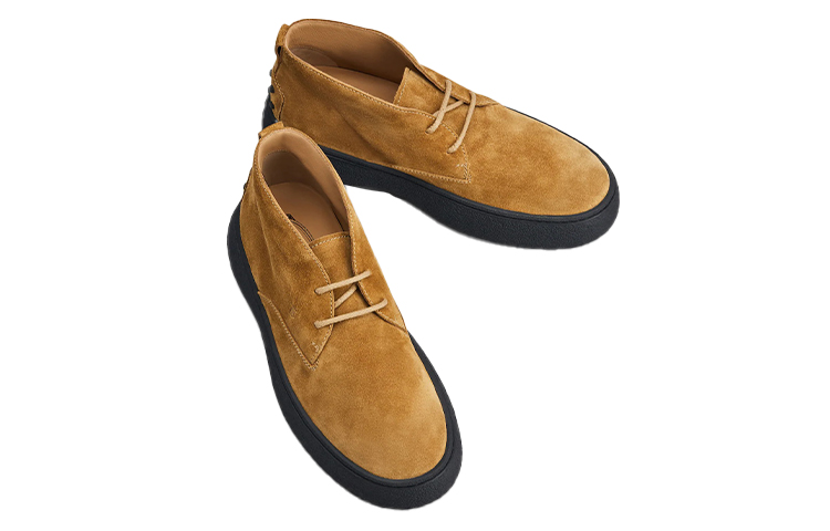 Order 토즈 브라운블랙 레더 앵클부츠 XXM09J0FE80RE0S415