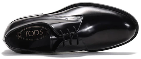 Purchase TOD'S 牛皮繫帶德比皮鞋 黑色