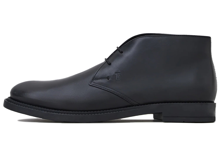 TOD'S Leather Desert Boot 'Black'