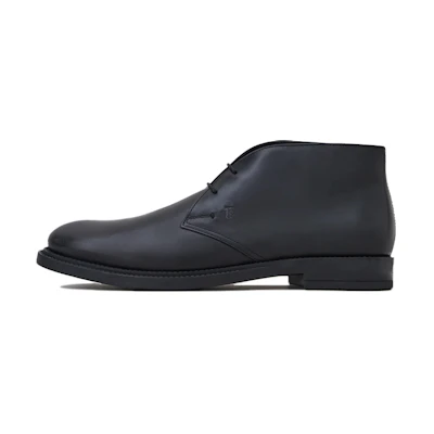TOD'S Leather Desert Boot 'Black'