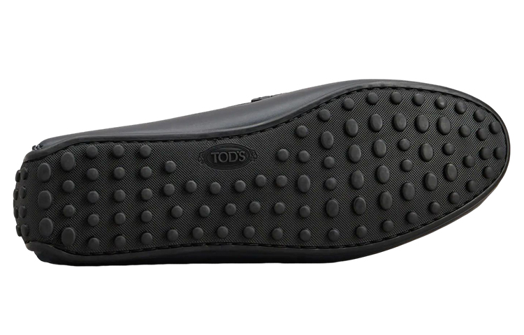 TOD'S Leather Double T Loafer 'Blue' 圖 4