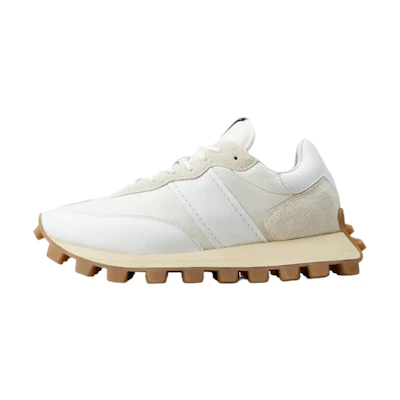 TOD'S Leather Fabric Fashion Sneaker 'White'